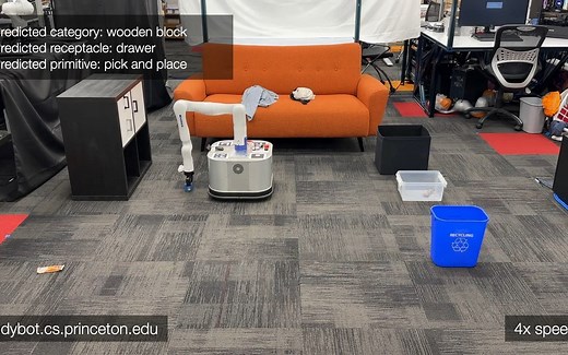 TidyBot：具有大语言模型的个性化机器人助手｜2023【普林斯顿大学】