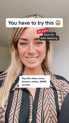 A binaural beat is an illusion created by the brain when you listen to two tones with slightly different frequencies at the same time. So relaxing! 🥰 #binaural #binauralbeats #bilateralstimulation #neurodivergenttiktok #neurodiversityinreality #adhd #stress #autism #burnout #anxiety #mentalhealth #fyp #trendingsong