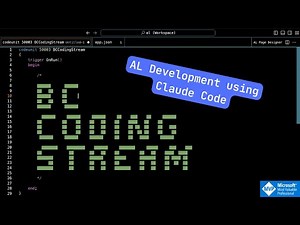AL Development using Claude Code - The Business Central Coding Stream