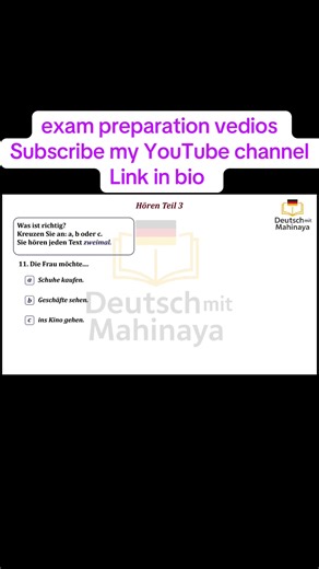 Geothe exam preparation