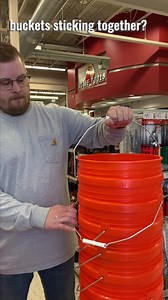 271K views · 101 reactions | Buckets getting stuck together? If you are not looking for this type of exercise, just put some scrap wood in each bucket before being stacked. The wood creates a gap, keeping them from getting wedged together. #ToolTipTuesday | Acme Tools | Facebook