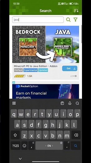 How To Play java edition In Mobile #minecraft #shorts #minecraftjavaedition