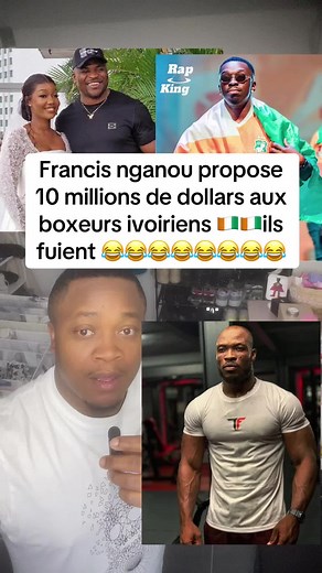 Francis Ngannou offre 10 millions de dollars aux boxeurs