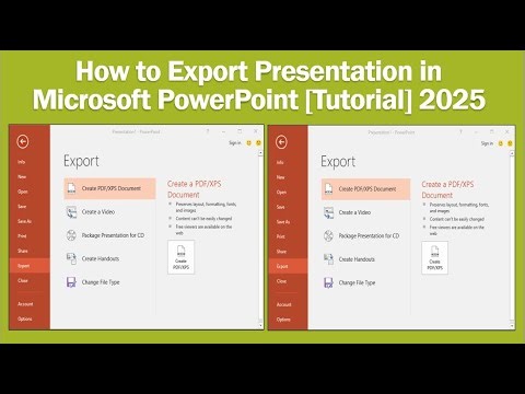 How to Export Presentation in Microsoft PowerPoint [Tutorial] 2025