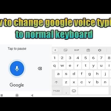 how to change google voice typing to normal keyboard