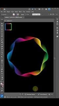 How to make a easy 3D wave ring in Adobe illustrator