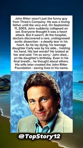 John Ritter died saying "i'm sorry" to his daughter. #shorts #celebrity #hollywood
