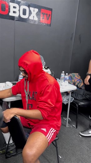 Christopher Pearson Getting His Hands Wrap For His Fight On ProBoxTV