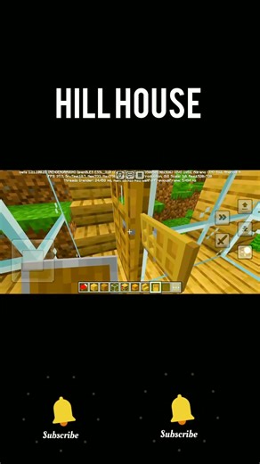 how to make a hill house 🏡 #minecraft #trending #viral