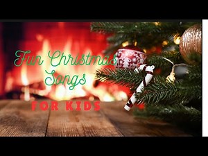 Upbeat Christmas Songs for Kids | Festive Holiday Music with Cozy Fireplace Ambience