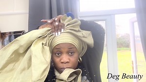 2.6K views · 76 reactions | Fan twisted Gele Tutorial | Deg Beauty | Facebook