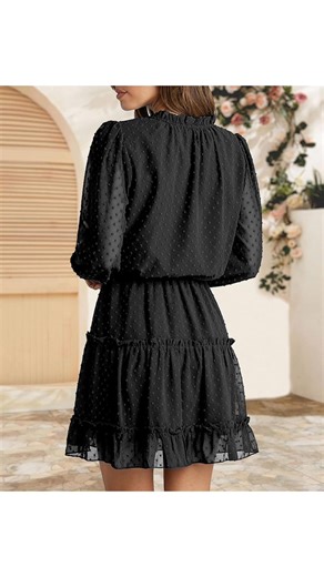 ✨ Flowy, flirty, and fall-perfect — this BTFBM ruffle tiered mini dress is giving wedding guest goals 💐🍁 Lightweight fabric, elegant tie neck, and a flattering A-line fit make it a must-have for every fall occasion. L!ke & c0mment “DRESS” to sh0p 🔎 As an Amazon Associate, I earn from qualifying purchases. #usafashion #usatrends #amazonfindsusa #fallfashion2025 #usawomenstyle #usashopping #amazonfashionfinds #usainfluencer #trendingusa #usabuyers #btfbmstyle #falloutfits #falldress #weddinggue