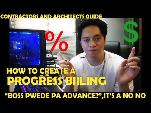 How to Create and Check a Basic CONSTRUCTION PROGRESS BILLING? Architects and Contractors Guide.