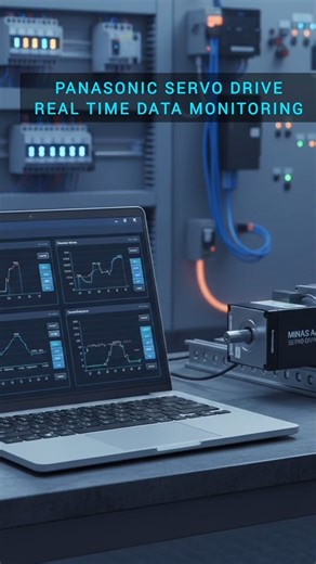 Panasonic Servo Real-Time Monitoring | Panaterm Software (Live Data)#automation #panasonic