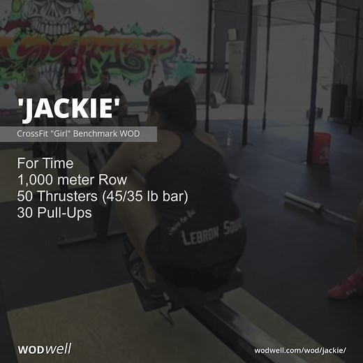 "Jackie" Workout, CrossFit "Girl" Benchmark WOD | WODwell