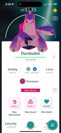 Max Guard Move On Dynamax Duraludon In Pokémon Go