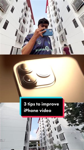3 tips to improve iPhone video #TikTokVlog #ekshoteeksho #tiktoktainment #dccoriginals