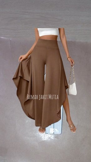 Pants cutting idea #sew #fblifestyle #pants #pantspattern #fyp #fashion #design #sewingpattern #sewingtips #cuttingidea #sewingtutorial | Ulfa ZuRi