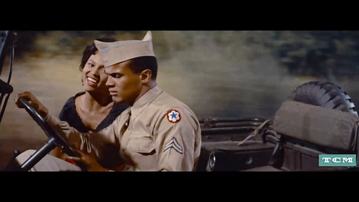 Dorothy Dandridge and Harry Belafonte in CARMEN JONES ('54). This film was their second pairing. Their first was BRIGHT ROAD ('53), a year earlier. While they were dubbed in CARMEN JONES, you can hear their voices when they sing briefly in BRIGHT ROAD. #LetsMovie | Turner Classic Movies: TCM