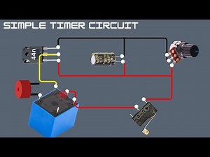 Simple MOSFET Timer Circuit with Relay, Buzzer & LED Indicator