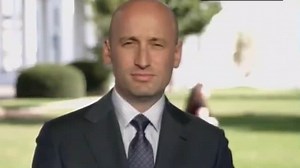 Stephen Miller stops talking during