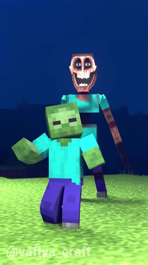 Minecraft Zombies 🤯 Cartoon animation character. #cartoon #animation #mincraft #zombie