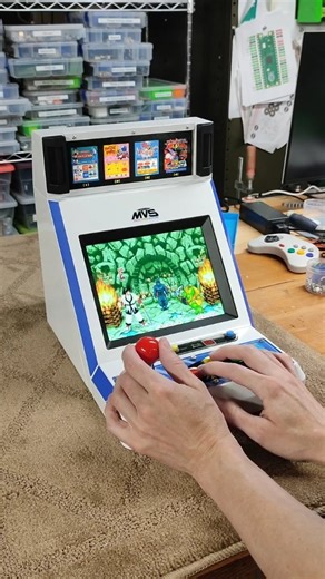 Multi Game System *official* on Instagram: "First Neo Geo MVS powered #mgs004nsm is complete (minus the coin counter) #snk #neogeo #mvs #bartoparcade #arcade"