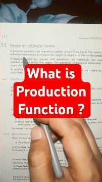 What is Production Function ? #ugcnet #economics #ugc #trending #yt #youtube #ugcnetexam #ugc2026
