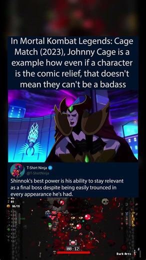 In Mortal Kombat Legends: Cage Match (2023), Johnny Cage is a example how even if a character