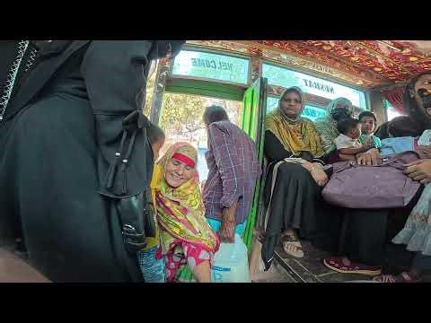 Overloaded & Overcrowded Chaotic Bus Journey 🚍 | Crazy Public Transport Experience