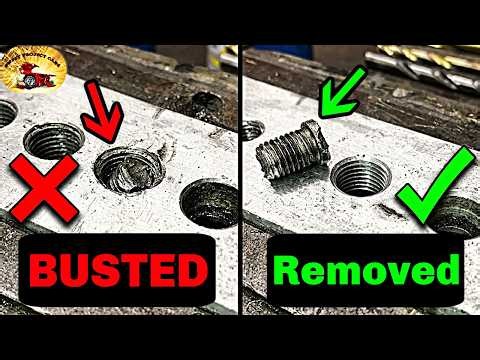 SUPER HACK! How To Drill Out & Remove a Busted Bolt, Screw or Stud! FAAASSSST!