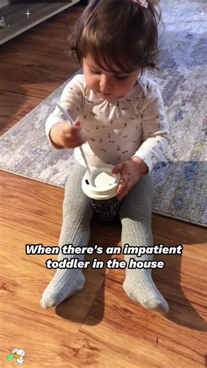 Patience is definitely not kids' strength🙃#KidsBeingKids#NoPatience #ParentLife#FunnyKids#Relatable