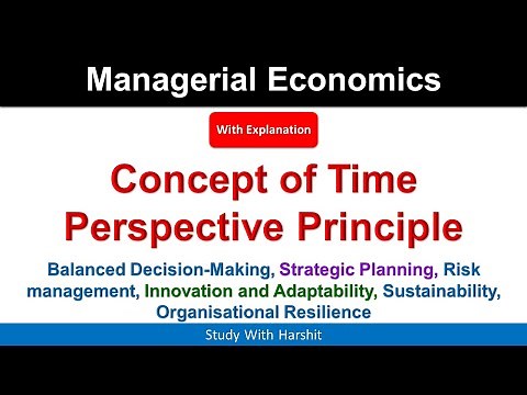 Concept of Time Perspective Principle || Balanced Decision-Making, Strategic Planning, Risk manage