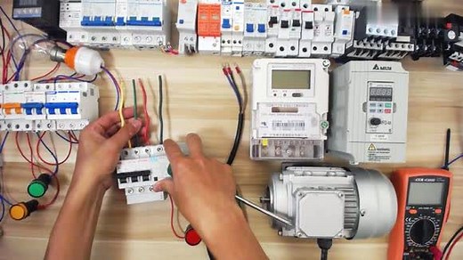 3P+N或4P的漏保如何接三相电动机和照明灯？错接一根线漏电就不保