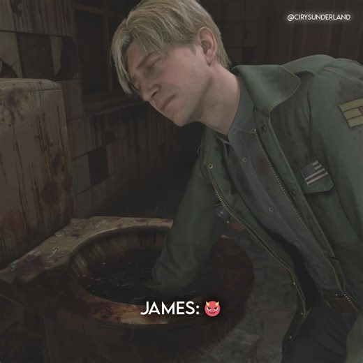 Esto es una dura labor que solo James puede hacer 😎 #silenthill #residentevil #jamessunderland #graceashcroft #fyp