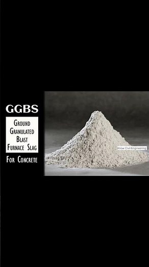 Role of GGBS & Cement in Concrete