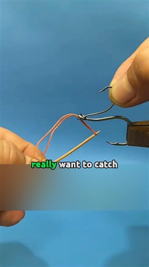Fishing Hack: Tie Your Hook Like a PRO! #fishing #knot #shorts