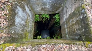 we are deep in the Cahaba Coal field tracking down abandoned coal mines. we come across a large air shaft from the early 1900s that was about 75-100 feet deep. the maps show this mine extended down over 1,000 feet. not knowing what or who is at the bottom, we drop a Gopro down to see. | Underground Birmingham