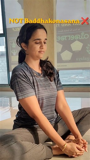 Learn Baddha Konasana | Butterfly pose # shorts #asana