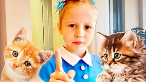 120K views · 2.3K reactions | Nastya and her funny pets kittens | Diana Love 4U | Facebook