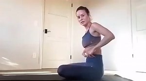 The video of Brie Larson’s workout that broke the internet