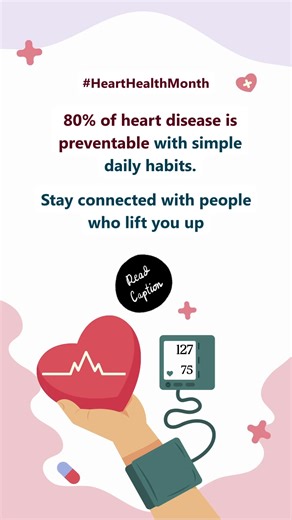 Express Medical Care on Instagram: "Everyday habits shape your heart health more than you think. Small choices add up, and they quietly protect your heart long before you notice the benefits. You don’t need extreme routines or strict plans. You only need simple steps that fit into your day. Here are habits that strengthen your heart without feeling overwhelming: • Move more in short bursts. Short walks, stretch breaks, and light activity keep blood flowing and reduce strain on your heart. • Choo