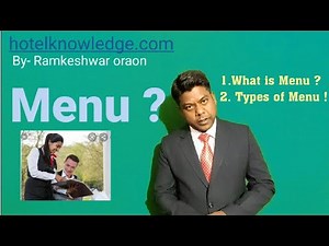 What is Menu?, and Types of Menu