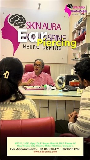 Safe & Stylish Ear Piercing by Dr. Jasdeep Kaur | Expert Care at SAB Clinic