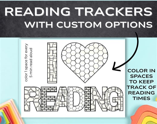 Printable Reading Tracker for Kids, Read Aloud Chart for Elementary, Homeschool Reading Tracker Printable Chart, Customizable Reading Chart - Etsy