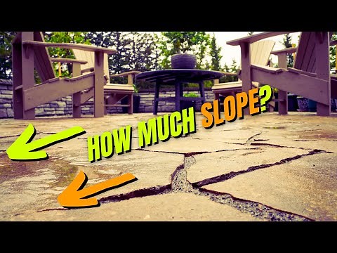 Choosing Paver Patio Slope for Drainage