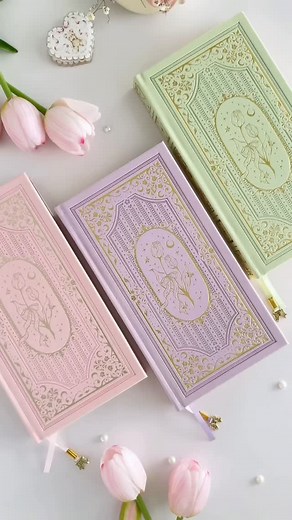 aarti on Instagram: "meet aurora, repunzel, & tiana :) my tulip spellbook collection 🌷 everything is officially live!!!! which one is your favorite? collection details: 🌷all designs come in 160gsm & tomoe river paper! 🌷160g sizes: B5, A5, TN 🌷 trp sizes: A5 & B6 🌷 dotted, grid, lined & blank availability will show up under each specific listing (i couldn’t make them all available for every size or paper type but i tried my best 🥹) 🌷 matching bookmark charms will now come separately in a b