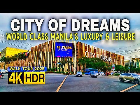 [4K HDR] CITY OF DREAMS MANILA Walking Tour 2025 | Luxury Entertainment & Nightlife 🇵🇭
