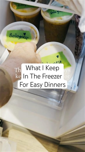 The One Thing I Keep in My Freezer for Easy Dinners 🍝