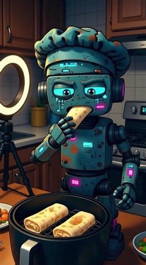 Air Fryer Lumpia Chips Roast: Viral TikTok "Healthy" Snack Fail Exposed! 😂🔥 #ByteMeBites